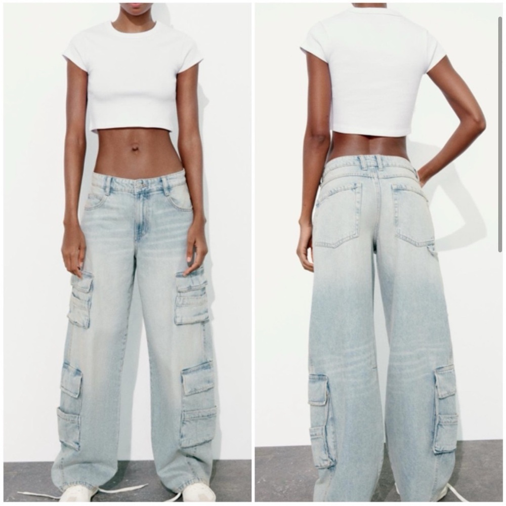 Zara TRF Cargo Baggy WideLeg
Cargo Jeans